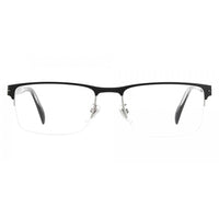David Beckham Men's Eyeglasses - Matte Black Ruthenium Half Rim Frame | DB-1068 0TI7 ,