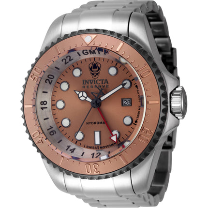 Invicta Men's Watch - Reserve Hydromax Quartz Brown Dial Steel Bracelet | 45477 ,