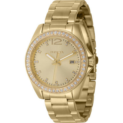 Invicta Women's Watch - Angel Quartz Gold Tone Dial Stainless Steel Bracelet | 44840 ,