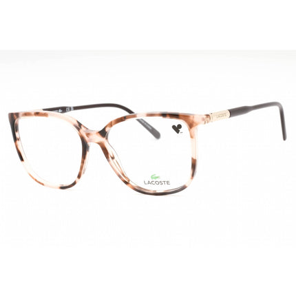 Lacoste Women's Eyeglasses - Rose Tortoise Plastic Cat Eye Full Rim Frame | L2892 690 ,