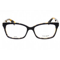Kate Spade Women's Eyeglasses - Blue Havana Plastic Rectangular Frame | Jeri 0JBW 00 ,