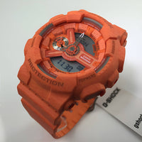Casio Women's Watch - G-Shock Analog-Digital Dial Orange Resin Strap | GMAS110HT-4A ,