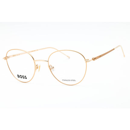 Hugo Boss Women's Eyeglasses - Rose Gold Metal Round Shape Frame | BOSS 1530 0000 00 ,