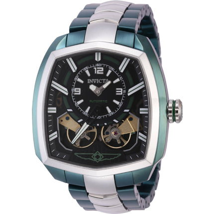 Invicta Men's Watch - Akula Automatic Two Tone Silver Tone and Green Bracelet | 44001 ,