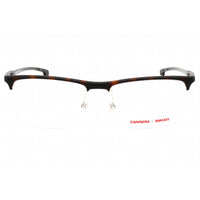 Carrera Men's Eyeglasses - Havana Half Rim Rectangular Frame | CARDUC 013 0086 00 ,