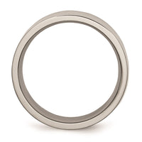 Titanium Flat 8mm Polished Band | TB3 ,
