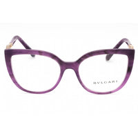 Bvlgari Women's Eyeglasses - Marble Amethyst Plastic Cat Eye Frame | 0BV4214B 5517 ,