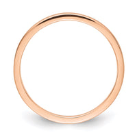 14K Rose Gold 1.2mm Flat Satin Stackable Band | STK23-120R ,