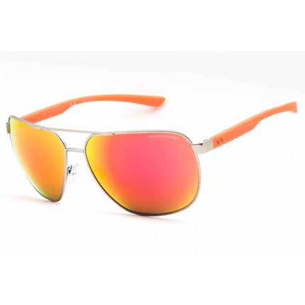 Armani Exchange Men's Sunglasses - Matte Silver/Matte Orange Frame | 0AX2047S 60456Q ,