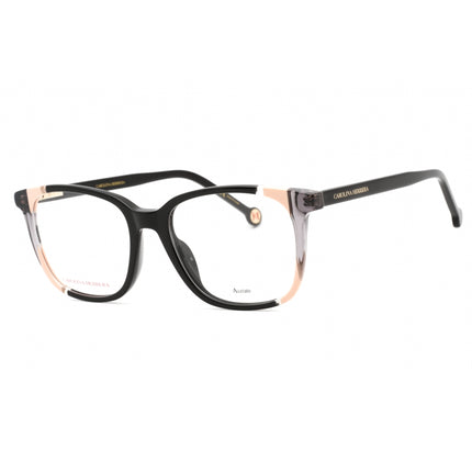Carolina Herrera Women's Eyeglasses - Black Nude Plastic Square Frame | CH 0065 0KDX ,
