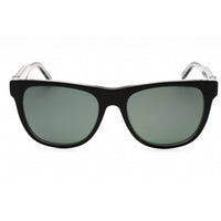 Guess Men's Sunglasses - Shiny Black Acetate Square Frame Green Lens | GU00075 01R ,