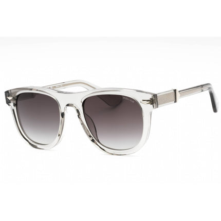 Police Men's Sunglasses - Grey Acetate Square Shape Full Rim Frame | SPLL87M 03GU ,