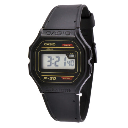 Casio Black Resin Case Black Band Watch | F-30-9Q ,