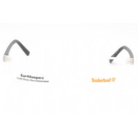 Timberland Men's Eyeglasses - Crystal Plastic Rectangular Full Rim Frame | TB1732 026 ,