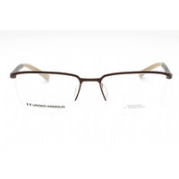 Under Armour Men's Eyeglasses - Brown Metal Rectangular Frame | UA 5002/G 009Q 00 ,