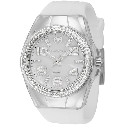 Technomarine Women's Watch - Cruise Monogram White Mother of Pearl Dial | TM-121260 ,