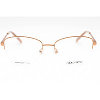 Adensco Women's Eyeglasses - Matte Rose Gold Metal Cat Eye Frame | AD 252 00Y8 00 ,