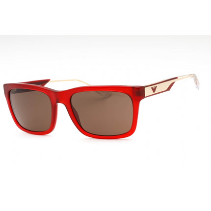 Emporio Armani Men's Sunglasses - Transparent Glossy Burgundy Frame | 0EA4224 609373 ,
