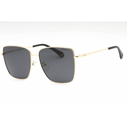 Polaroid Core Women's Sunglasses - Gold Black Square Frame | PLD 6164/G/S 0RHL M9 ,