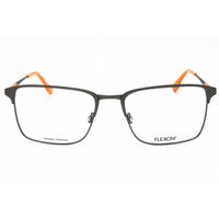 Flexon Men's Eyeglasses - Matte Gunmetal Metal Square Shape Frame | FLEXON E1131 072 ,