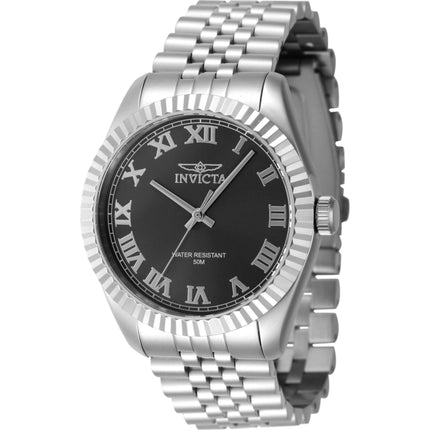 Invicta Men's Watch - Specialty Black Dial Stainless Steel Bracelet Quartz | 47396 ,