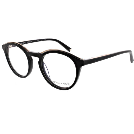 Kendall + Kylie Women's Eyeglasses - Black Acetate Frame Demo Lens | KKO112 NOELLE 1 ,