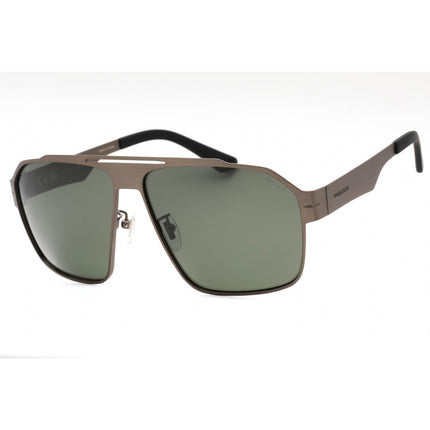 Police Men's Sunglasses - Brushed Gunmetal Metal Pilot Full Rim Frame | SPLL08 I47P ,