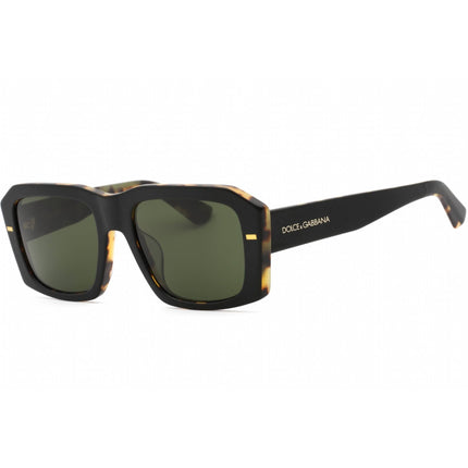 Dolce & Gabbana Men's Sunglasses - Matte Black On Yellow Havana | 0DG4430F 340471 ,