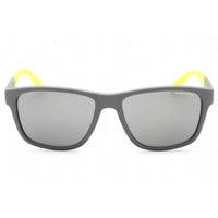 Armani Exchange Men's Sunglasses - Matte Grey Square Plastic Frame | 0AX4135S 81806G ,