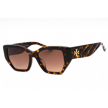 Tory Burch Women's Sunglasses - Dark Havana Cat Eye Full Rim Frame | 0TY7187U 1728T5 ,