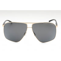 Porsche Men's Sunglasses - Light Gold/Black Metal Navigator Full Rim Frame | P8933 B ,