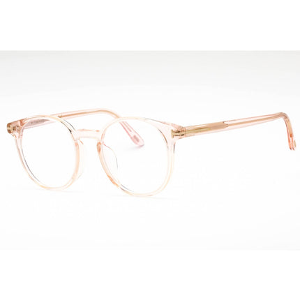 Tom Ford Unisex Eyeglasses - Shiny Pink Plastic Round Full Rim Frame | FT5796-K-B 072 ,