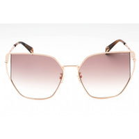 Police Women's Sunglasses - Shiny Copper Gold Metal Butterfly Frame | SPLL38M 08FC ,