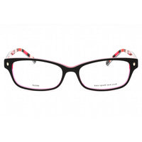 Kate Spade Women's Eyeglasses - Black Pink Striped Rectangular | Lucyann Us 0X78 00 ,