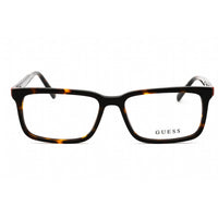 Guess Men's Eyeglasses - Dark Havana Rectangular Plastic Full Rim Frame | GU50068 052 ,