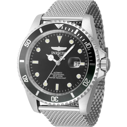Invicta Men's Watch - Pro Diver Automatic Black Dial Stainless Steel Bracelet | 47964 ,