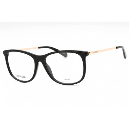Moschino Love Women's Eyeglasses - Black Acetate Square Full Rim Frame | MOL589 807 ,