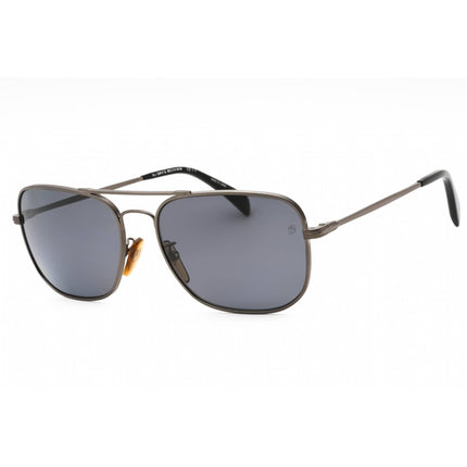 David Beckham Men's Sunglasses - Dark Ruthenium Aviator Frame | DB 1093/S 0KJ1 M9 ,