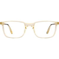 Garrett Leight Women's Eyeglasses - Champagne Acetate Square Full Rim Frame | MARCO CH ,