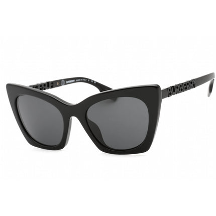 Burberry Women's Sunglasses - Black Cat Eye Frame Dark Grey Lens | 0BE4372U 300187 ,