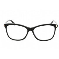 Tom Ford Women's Eyeglasses - Shiny Black Plastic Square Full Rim Frame | FT5690-B 001 ,