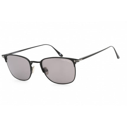 Tom Ford Men's Sunglasses - Matte Black Rectangular Metal Full Rim Frame | FT0851 02C ,