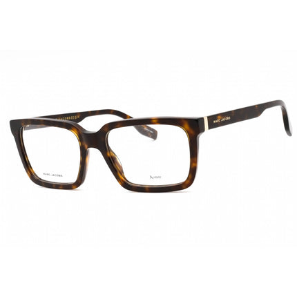 Marc Jacobs Men's Eyeglasses - Havana Plastic Rectangular Full Rim | MARC 643 086 ,