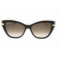 Salvatore Ferragamo Women's Sunglasses - Black Plastic Cat Eye Full Rim | SF928S 001 ,