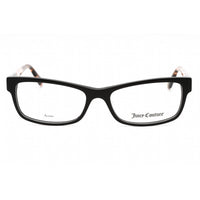 Juicy Couture Women's Eyeglasses - Black Plastic Rectangular Frame | JU 236 0807 00 ,