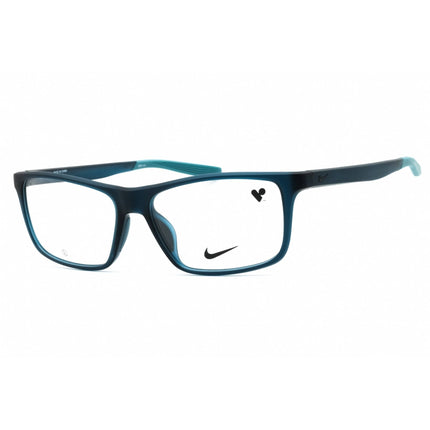 Nike Men's Eyeglasses - Matte Space Blue Rectangular Full Rim Frame | NIKE 7272 440 ,