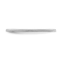 10K White Gold 1.2mm Milgrain Stackable Band | 1STK19-120W ,