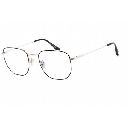Tom Ford Women's Eyeglasses - Black/Silver Square Full Rim Frame | FT5773-D-B 016 ,