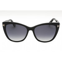 Tom Ford Women's Sunglasses - Shiny Black Cat Eye Frame Smoke Lens | FT0937 01D ,