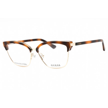 Guess Women's Eyeglasses - Blonde Havana Cat Eye Shape Full Rim Frame | GU2945 053 ,
